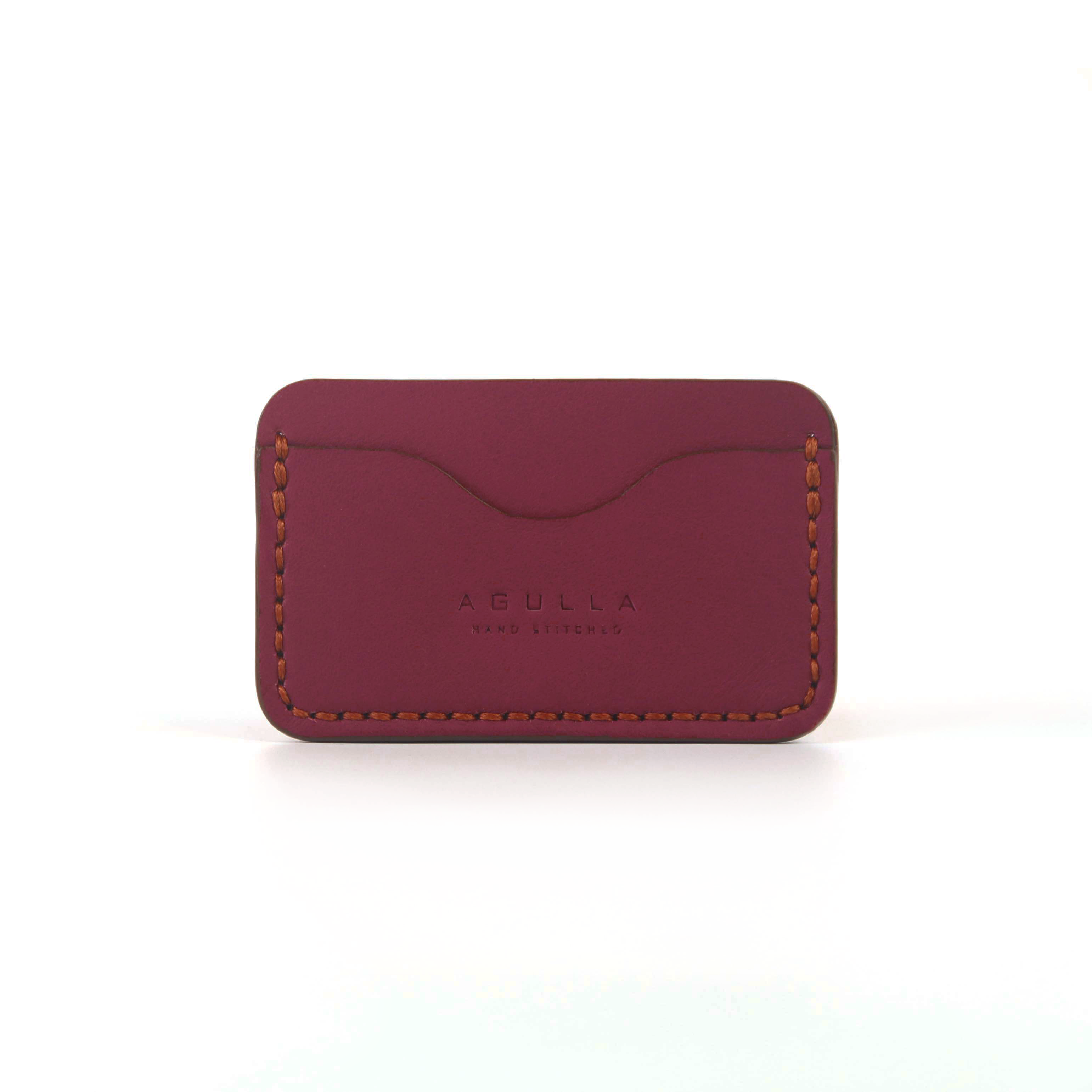 Aaron Cardholder - Burgundy
