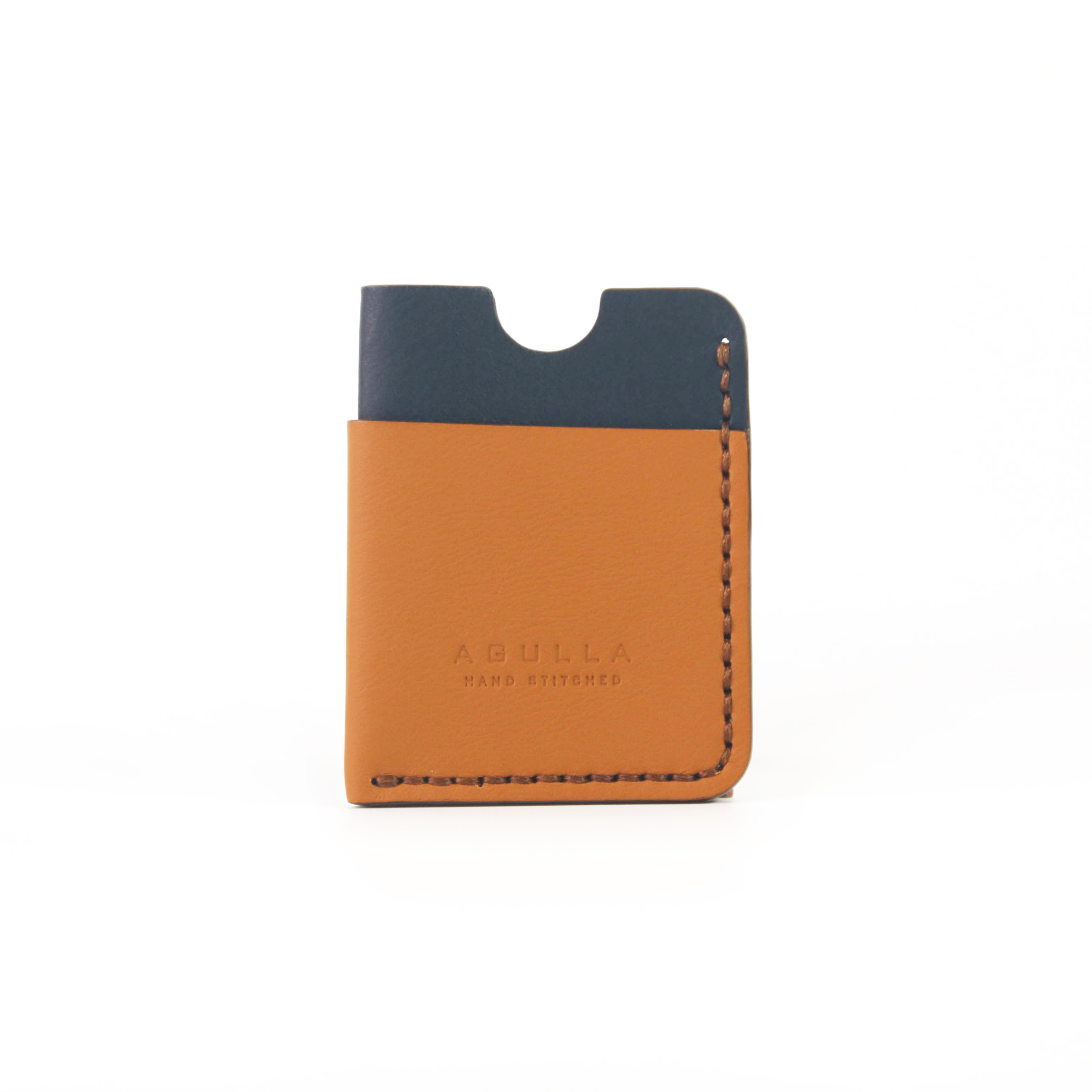 Abel Cardholder - Navy & Ginger