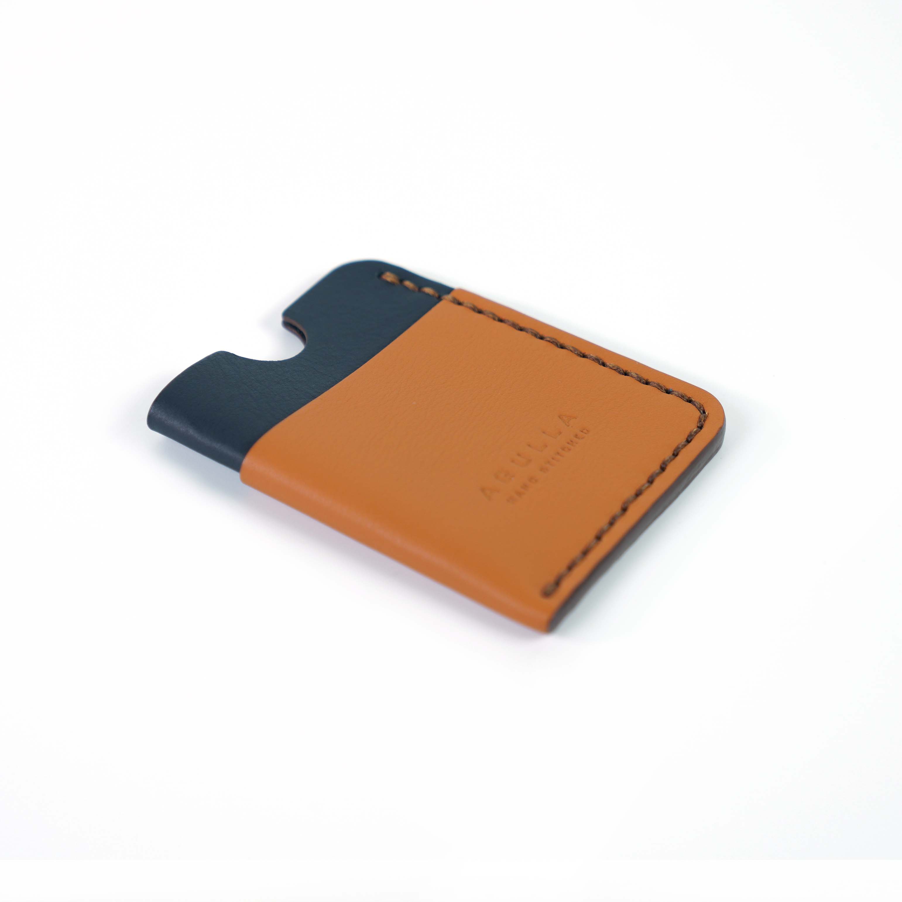 Abel Cardholder - Navy & Ginger