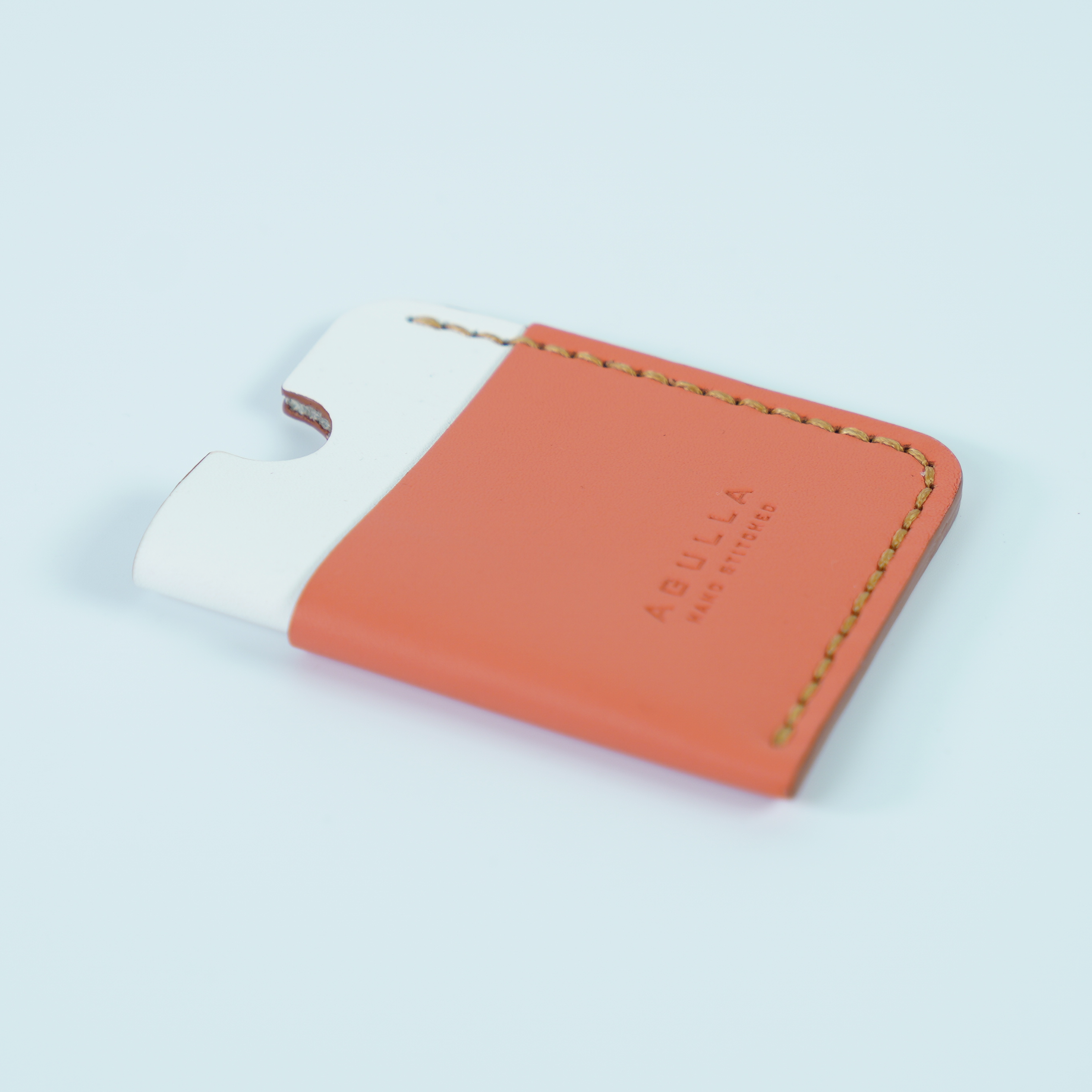 Abel Cardholder - Off-White & Sunset