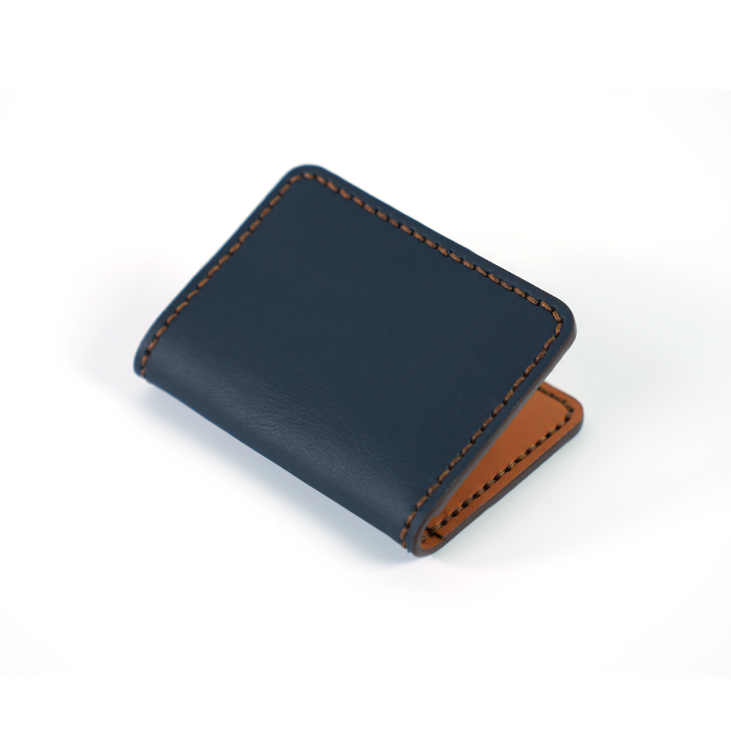 Agnes Wallet - Navy & Ginger