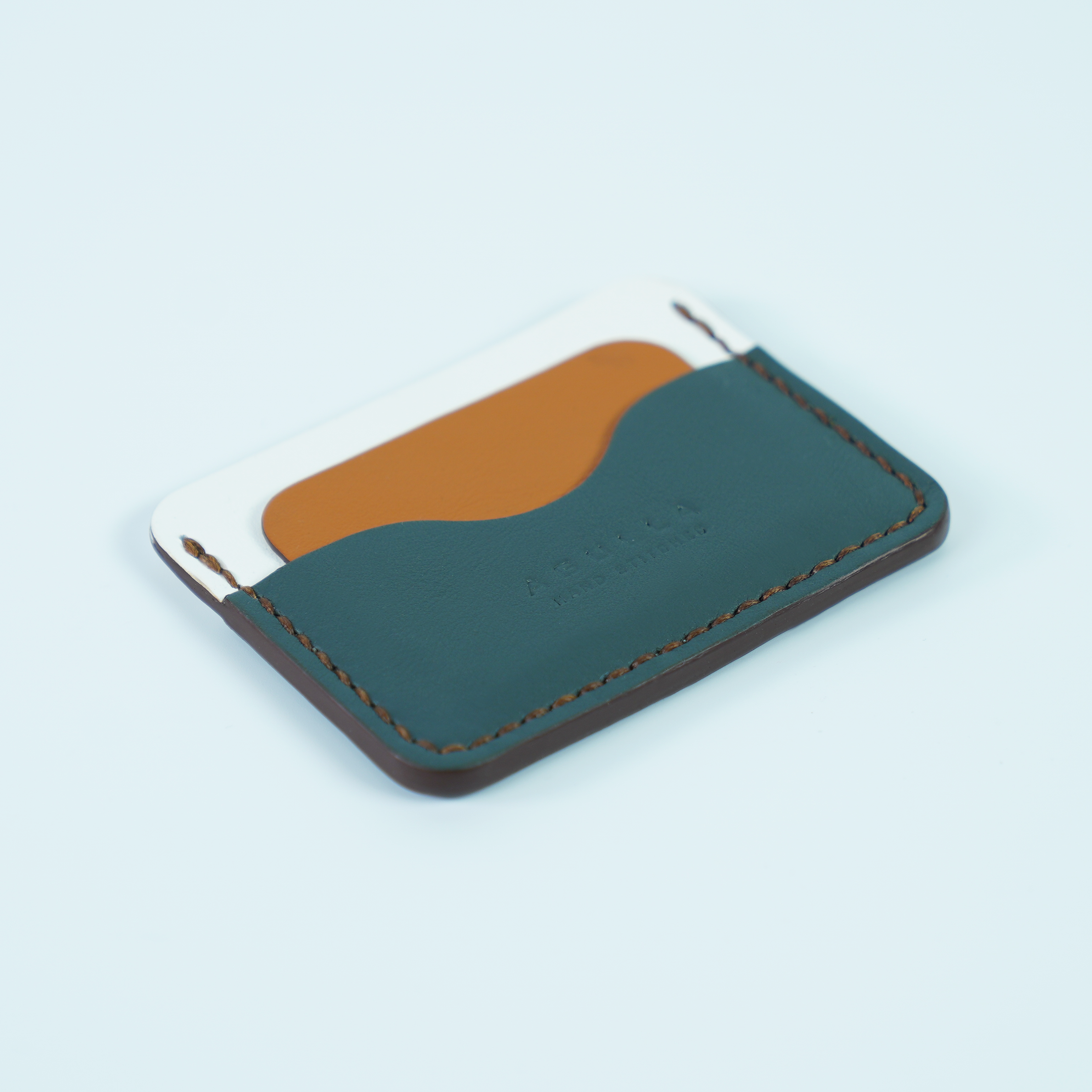 Alonso Cardholder - Off White & Ginger & Aloe
