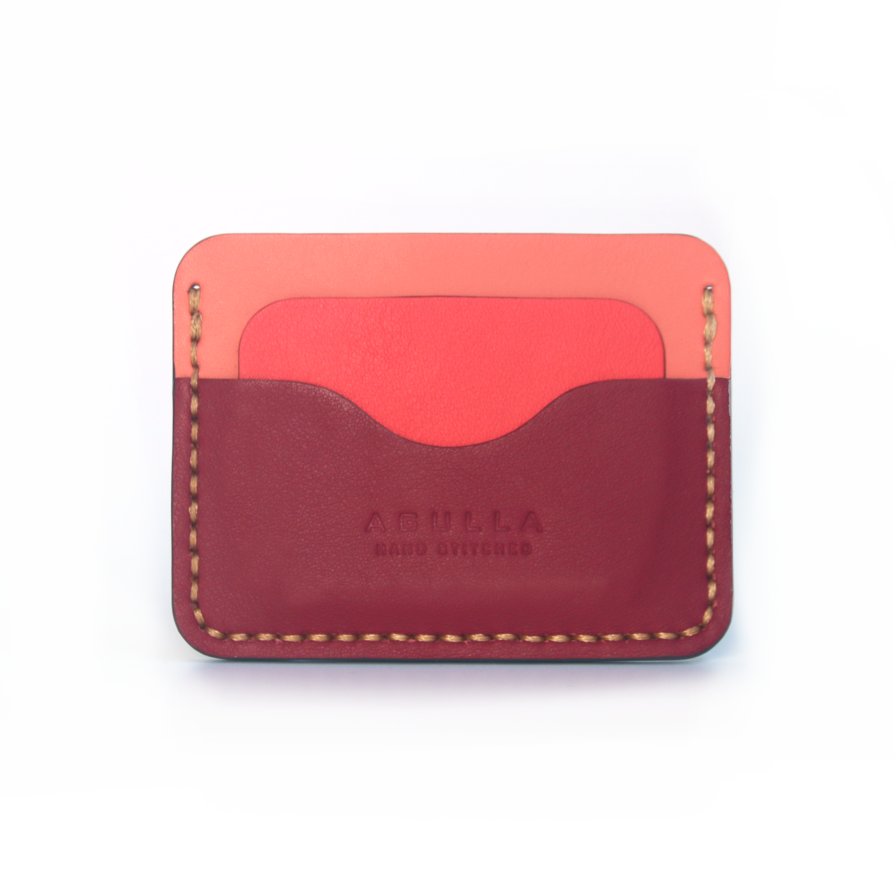 Alonso Cardholder - Sunset & Oxyfire & Burgundy