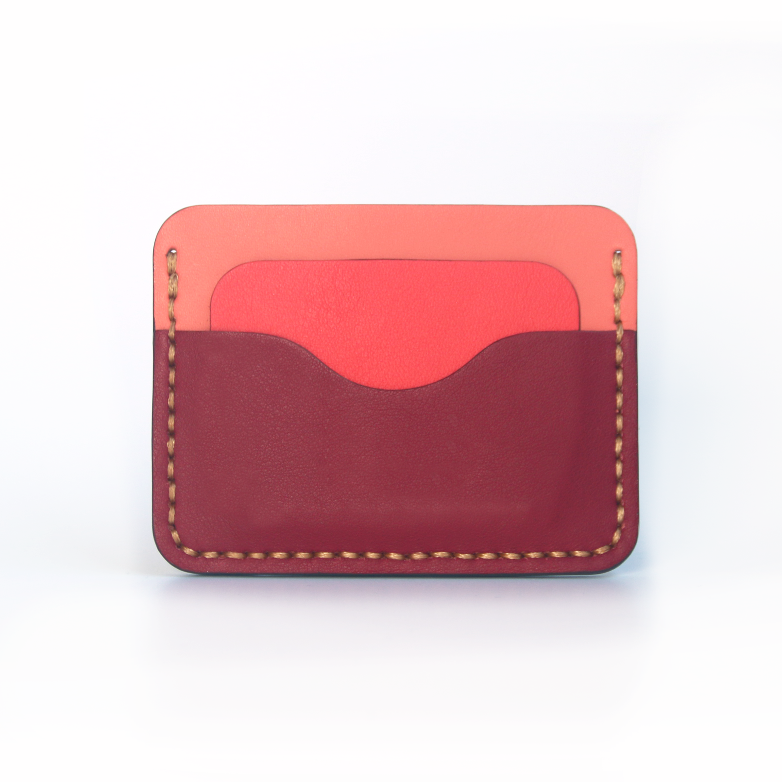 Alonso Cardholder - Sunset & Oxyfire & Burgundy