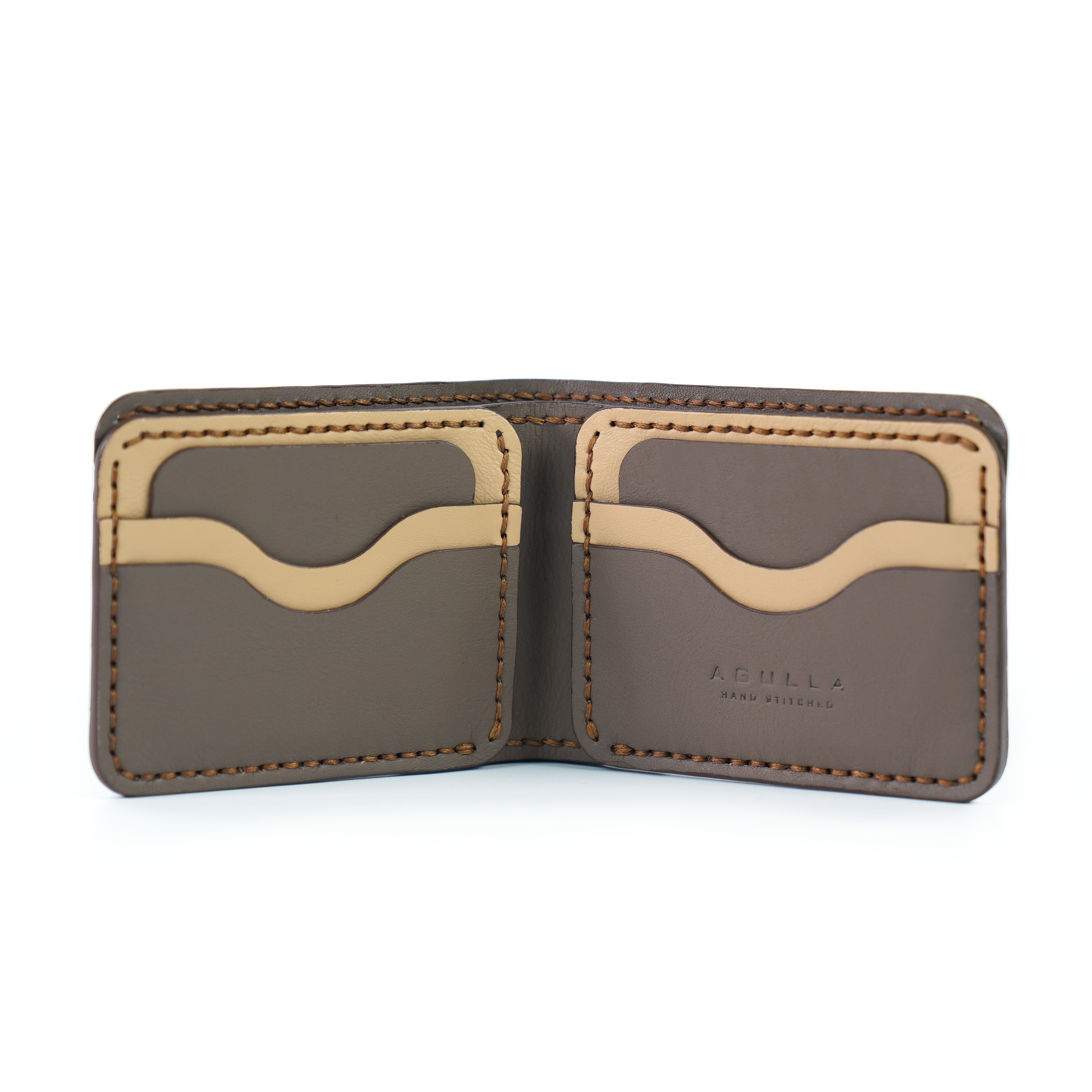 Alonso L Wallet - Carbon & Toffee