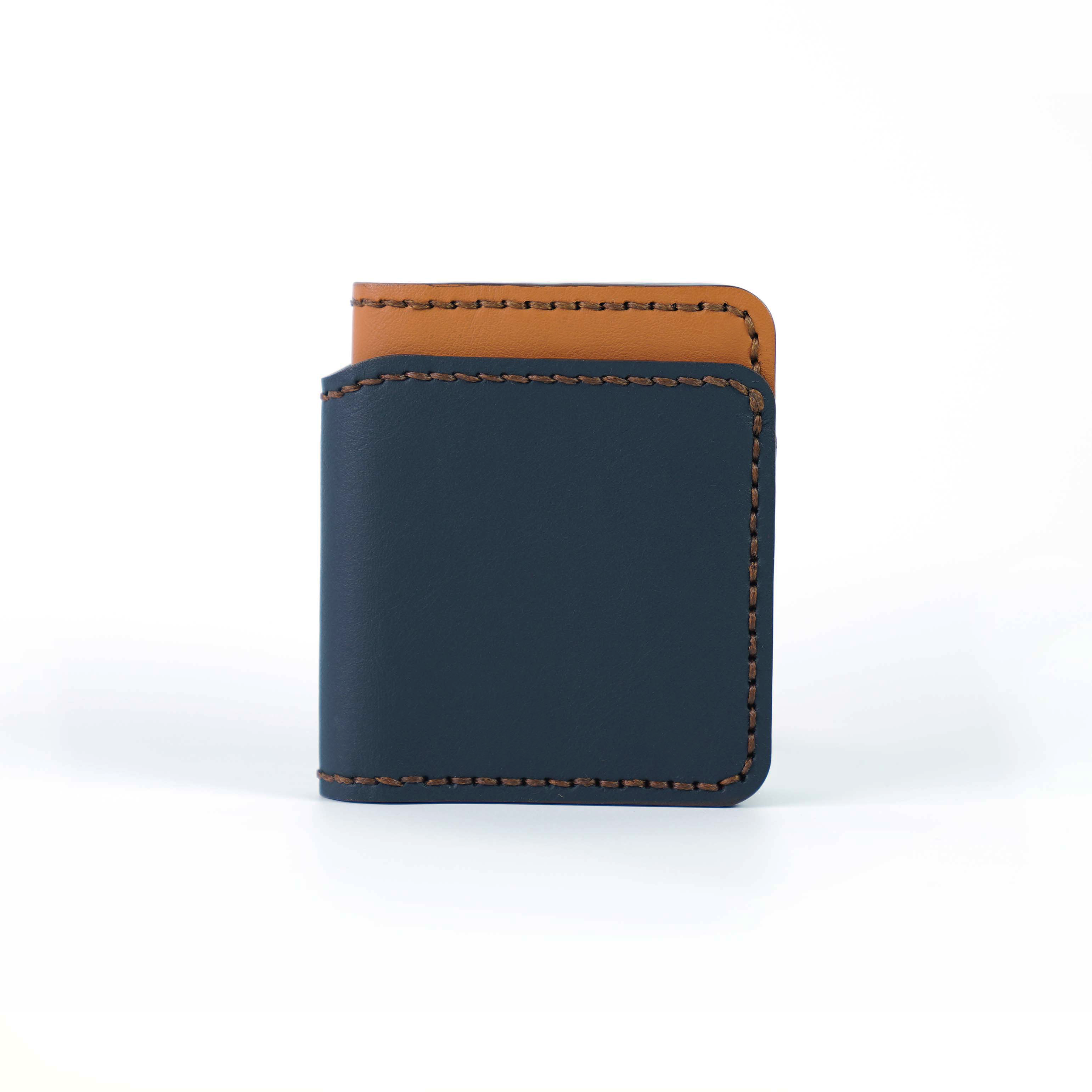 Alonso M Wallet - Navy & Ginger