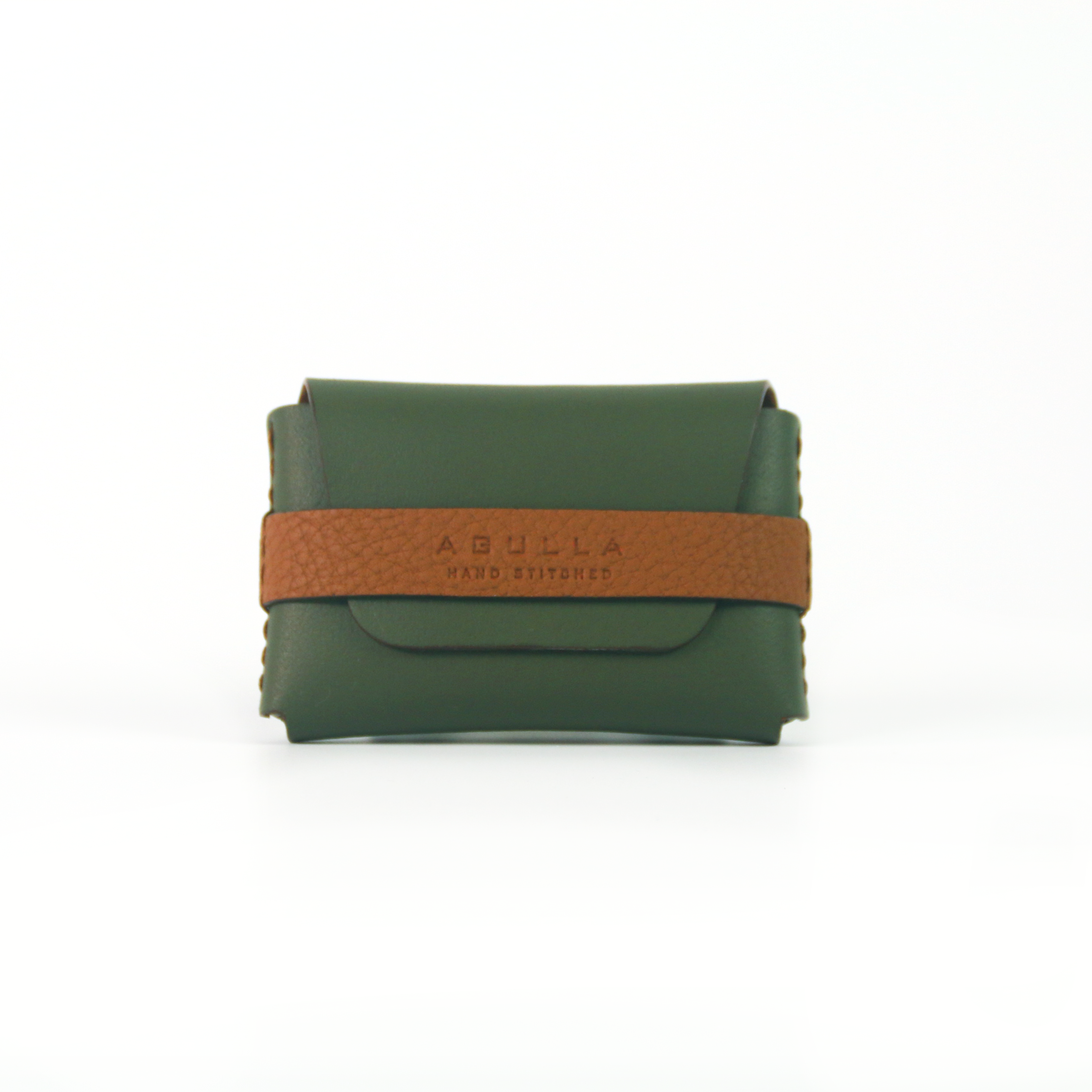 Usted Card Case - Forest & Togo Cognac